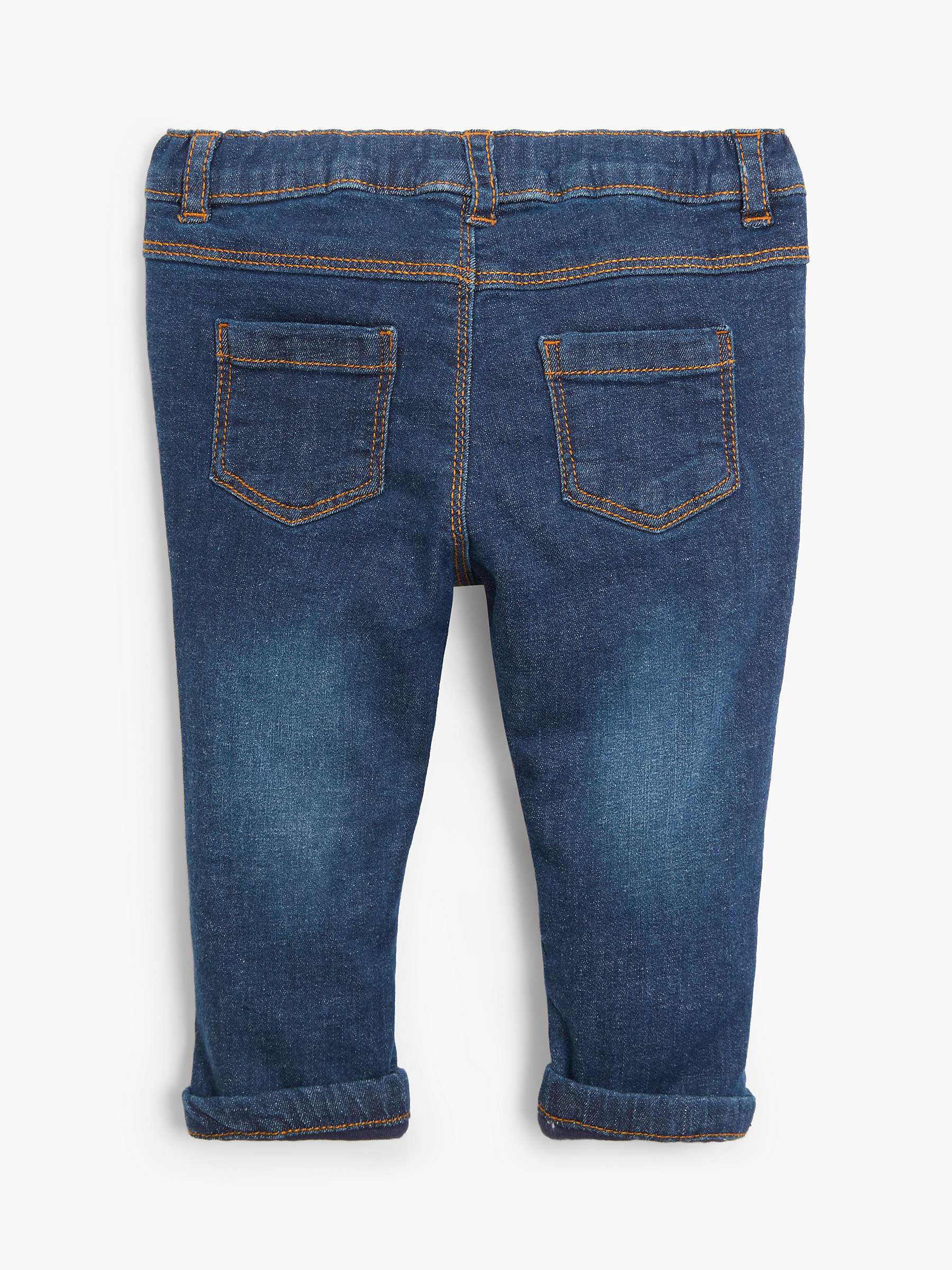 Buy John Lewis Baby Stretch Denim Jeans, Blue Online at johnlewis.com