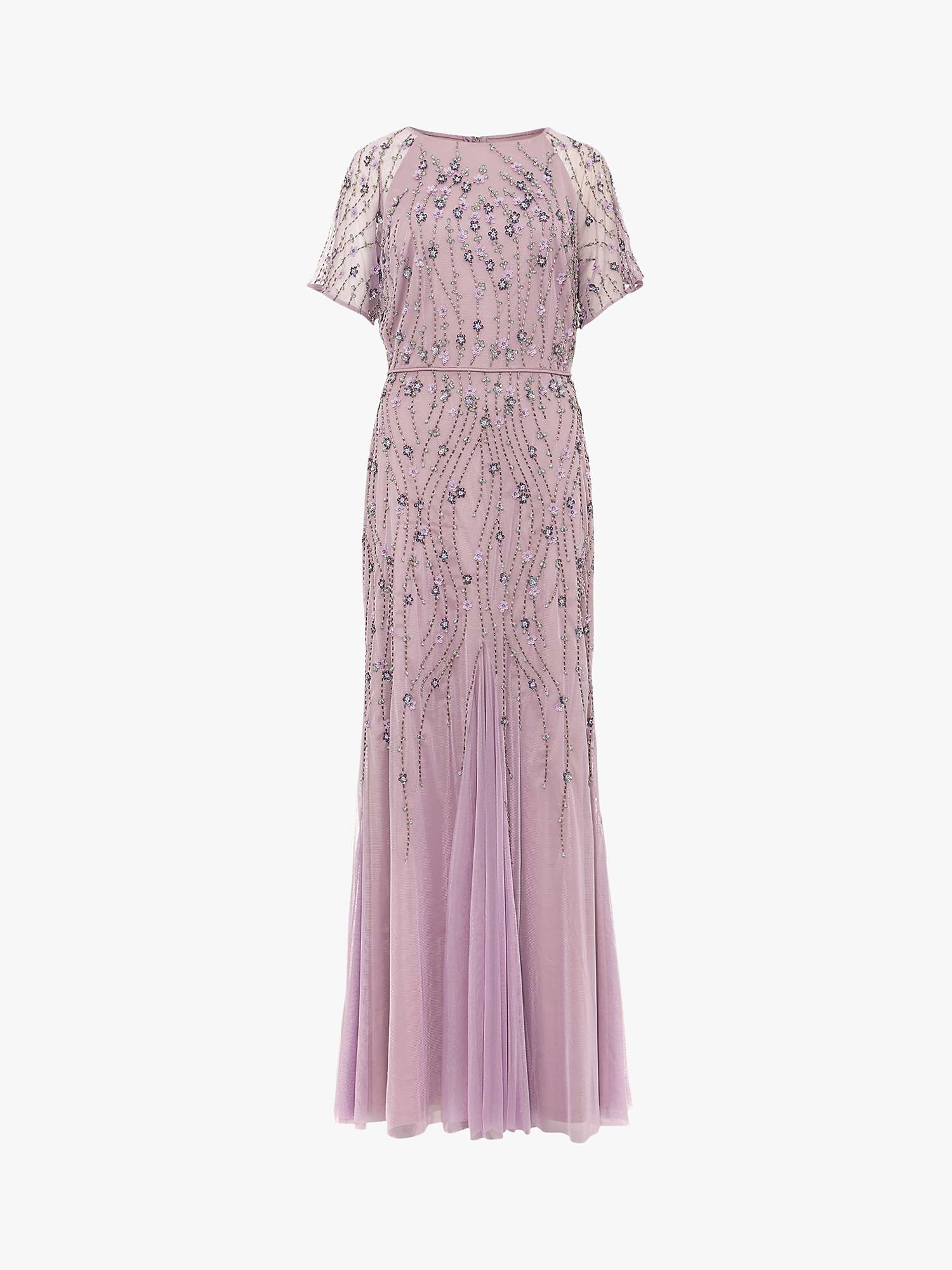 Buy Phase Eight Collection 8 Florisa Squinned Dress, Pale Lavender Online at johnlewis.com