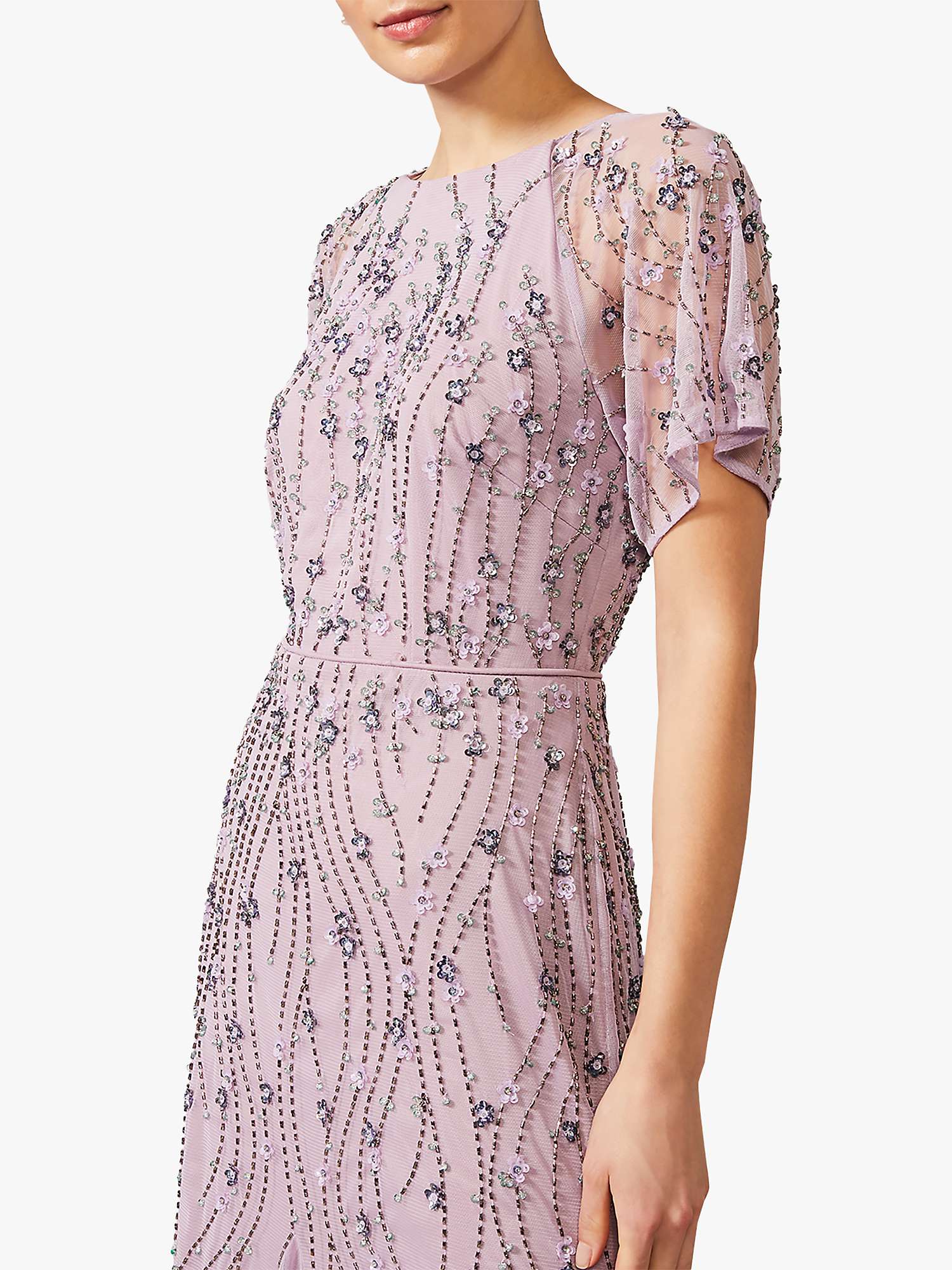 Buy Phase Eight Collection 8 Florisa Squinned Dress, Pale Lavender Online at johnlewis.com
