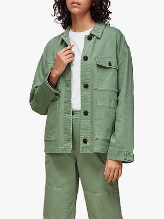 Whistles Ultimate Utility Jacket, Pale Green