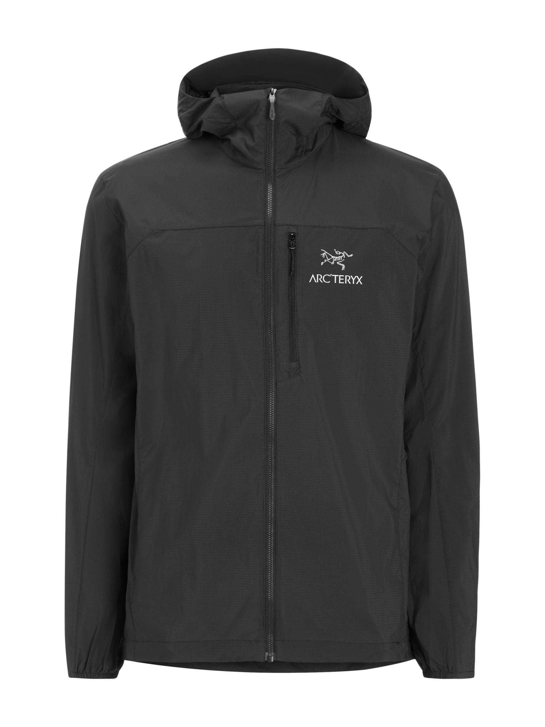 Arc'teryx Squamish Men's Hooded Jacket, Black at John Lewis & Partners