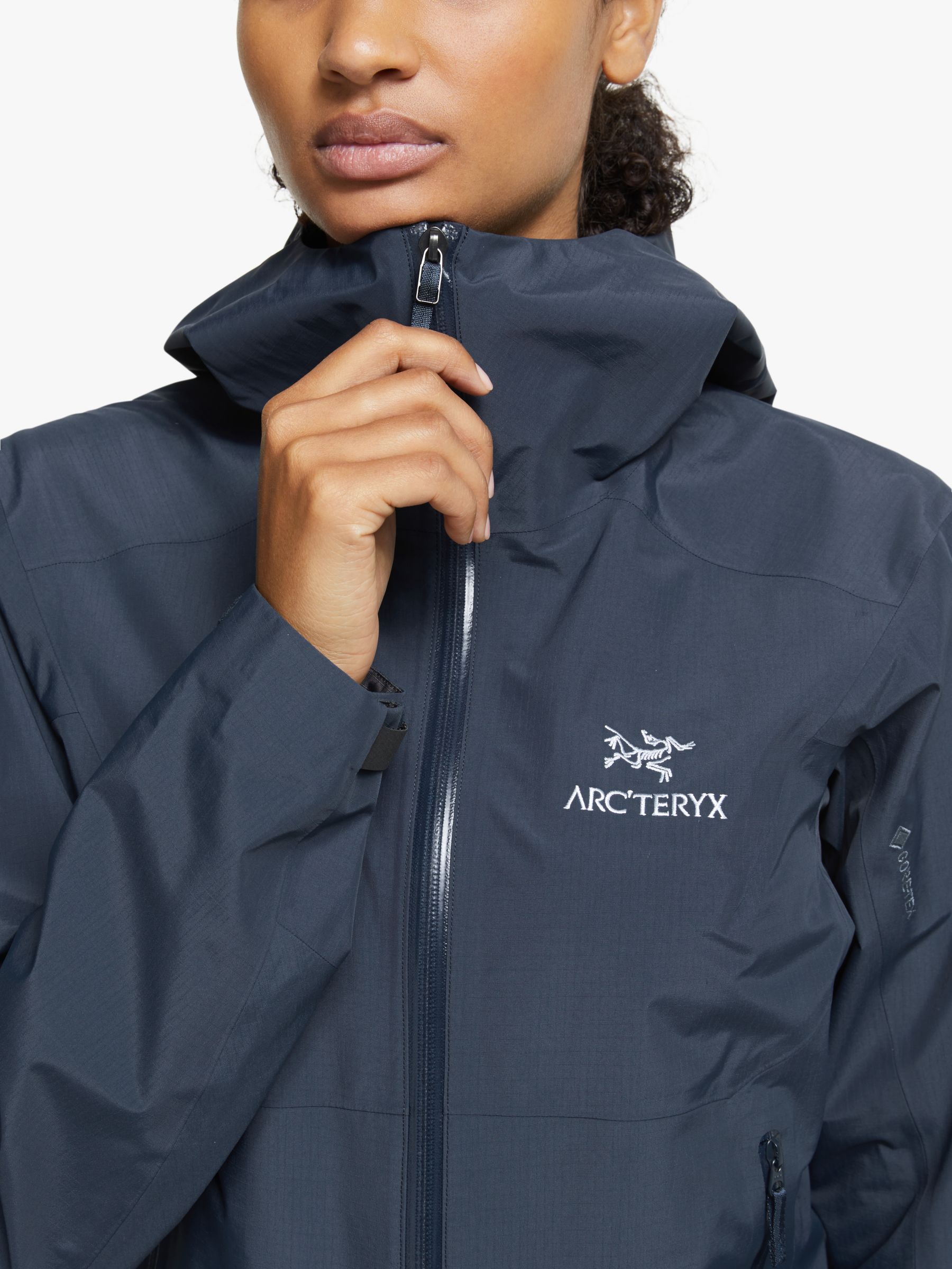 Arc Teryx Zeta Sl Women S Gore Tex Waterproof Jacket Cobalt Moon At John Lewis Partners