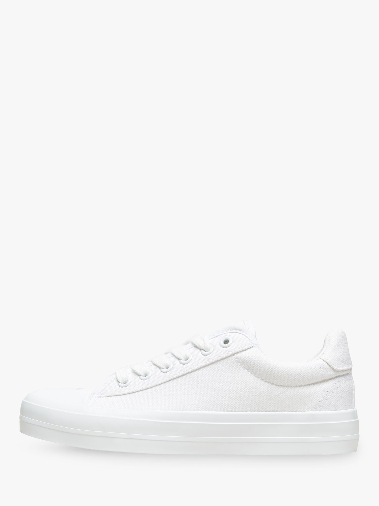 Selected Femme Simone Canvas Trainers, White