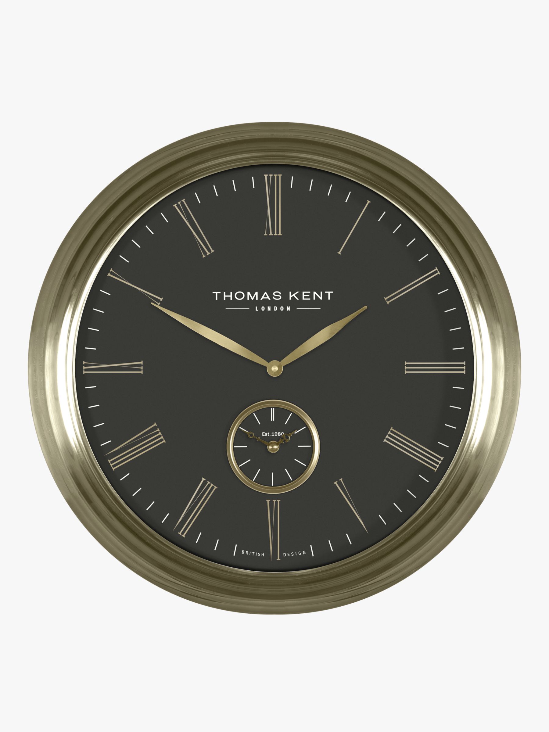 Thomas Kent Greenwich Roman Numerals Analogue Wall Clock review