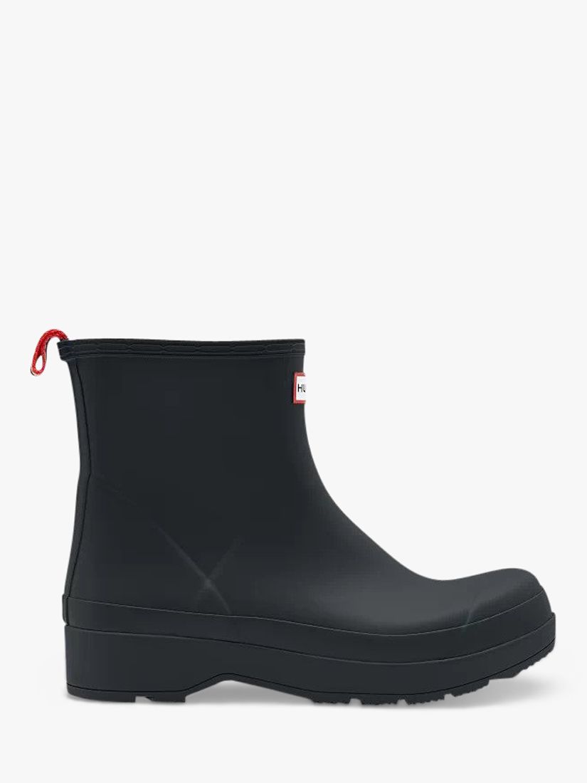 HUNTER Original Play Short Gumboots in Black for Men Mens Shoes Boots Wellington and rain boots 