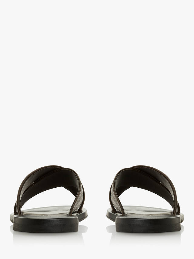 Dune Frankss Leather Sandals, Brown