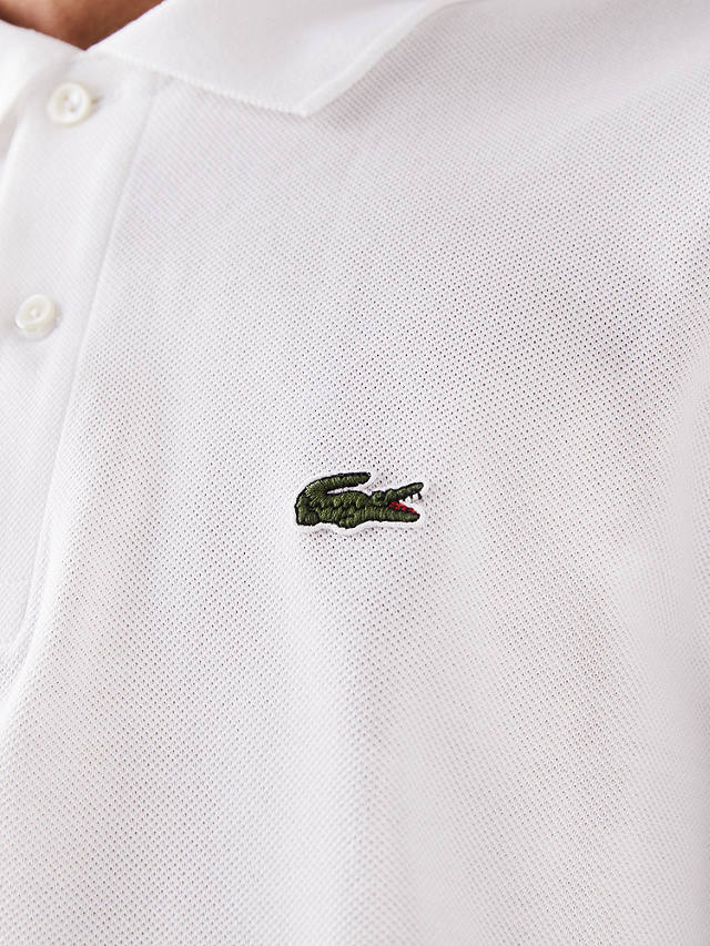 Lacoste L.13.12 Classic Regular Fit Long Sleeve Polo Shirt, 001 White ...