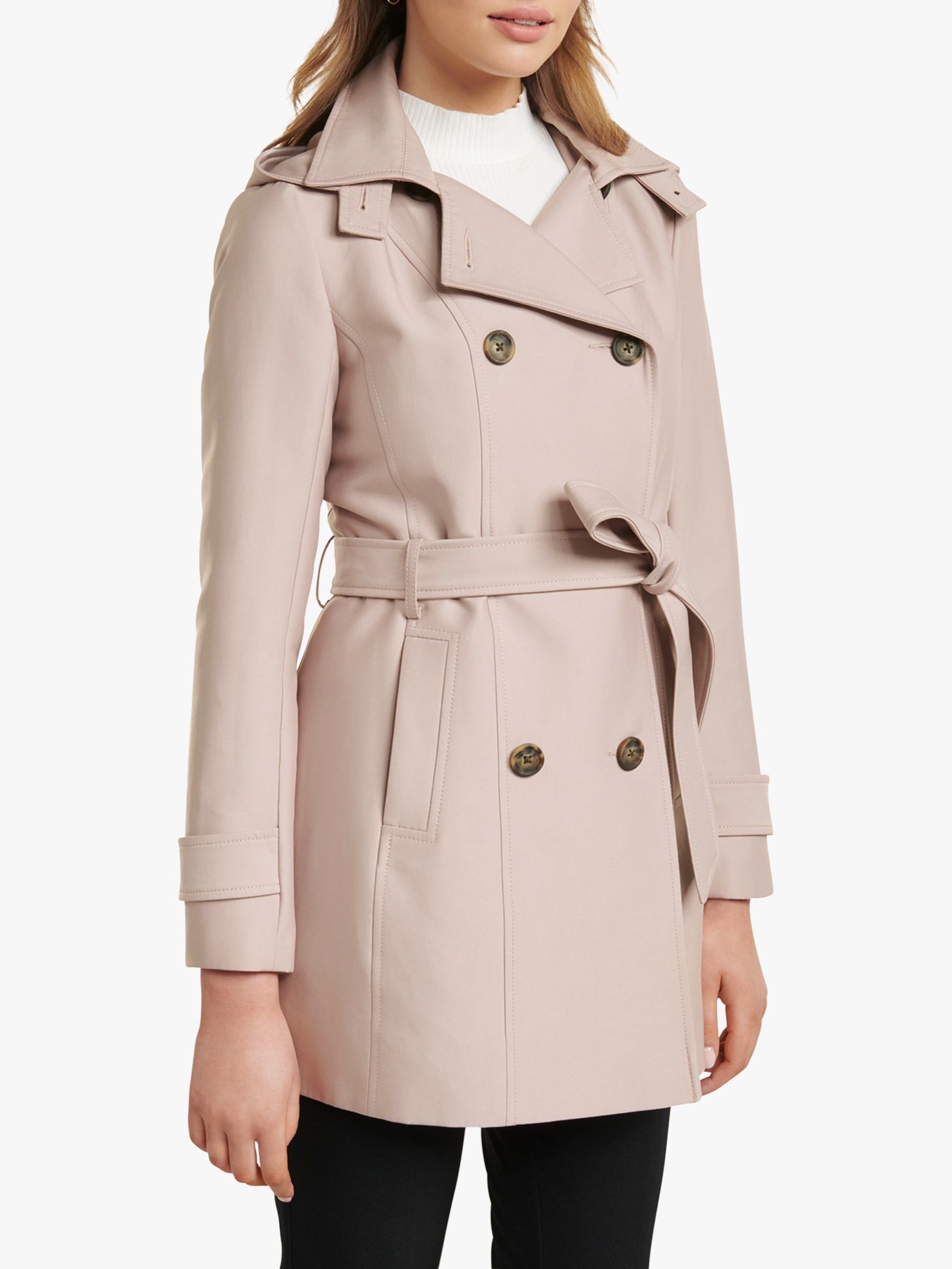 Forever New Sara Trench Coat | Pink at John Lewis & Partners
