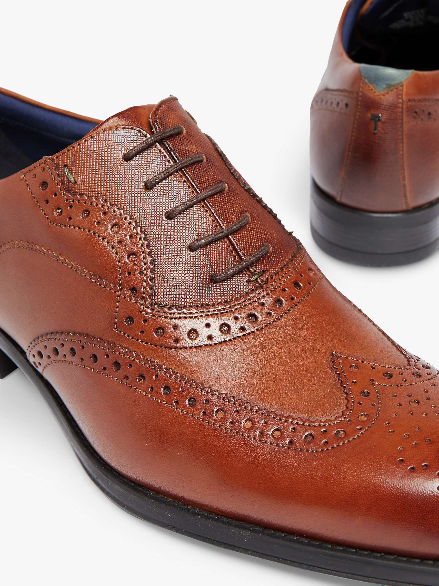 Buy Ted Baker Mittal Leather Brogues Online at johnlewis.com