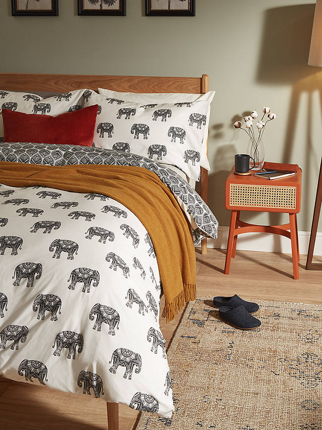 Elephant March Duvet Cover Set, Bed Covers King Size