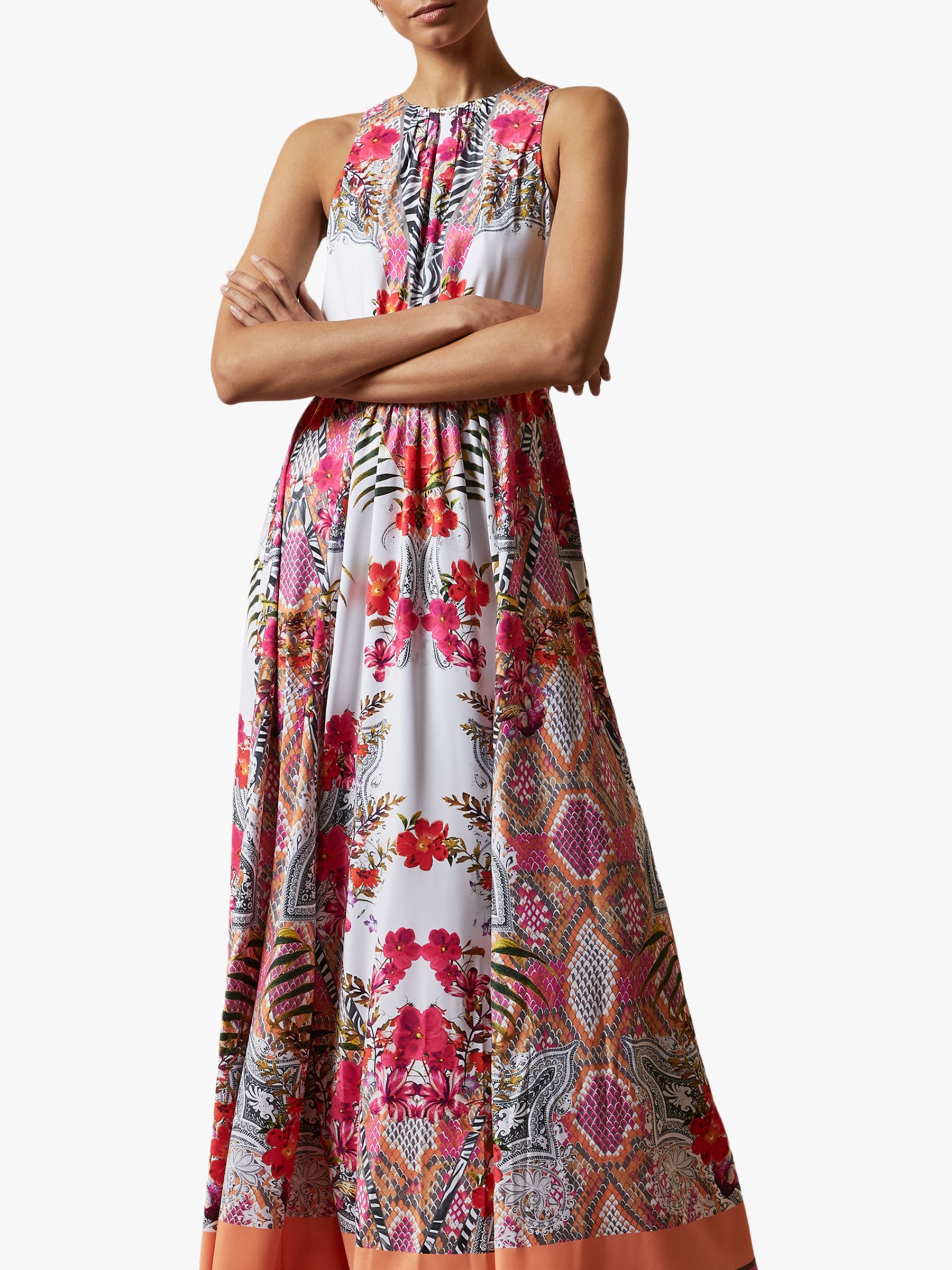 Ted Baker Laniah Floral Maxi Dress, Ivory