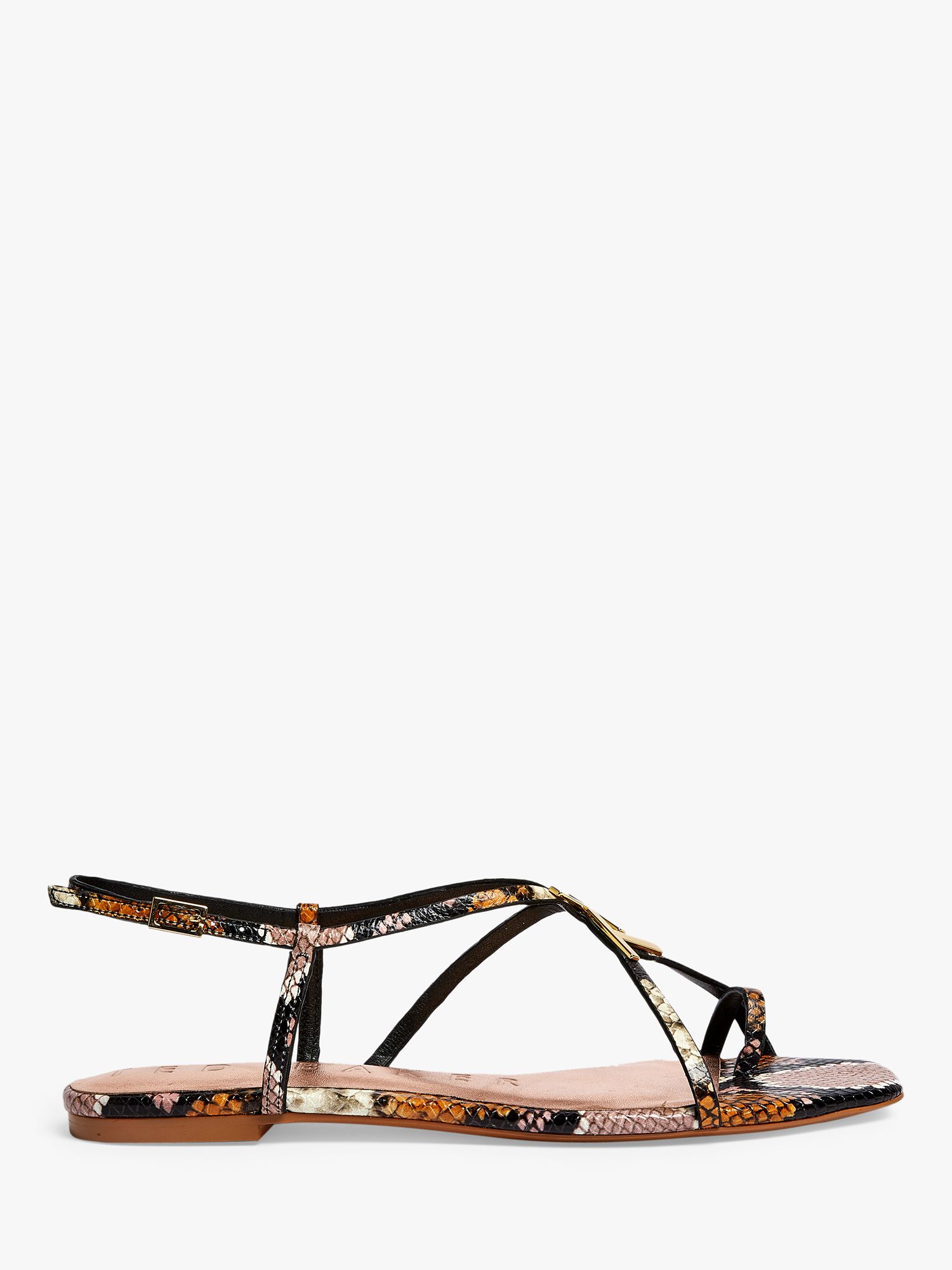 snake effect sandals