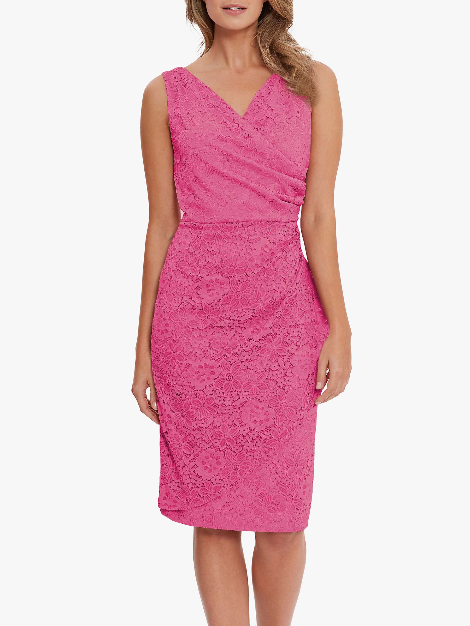 Buy Gina Bacconi Josette Floral Lace Sleeveless Dress Online at johnlewis.com