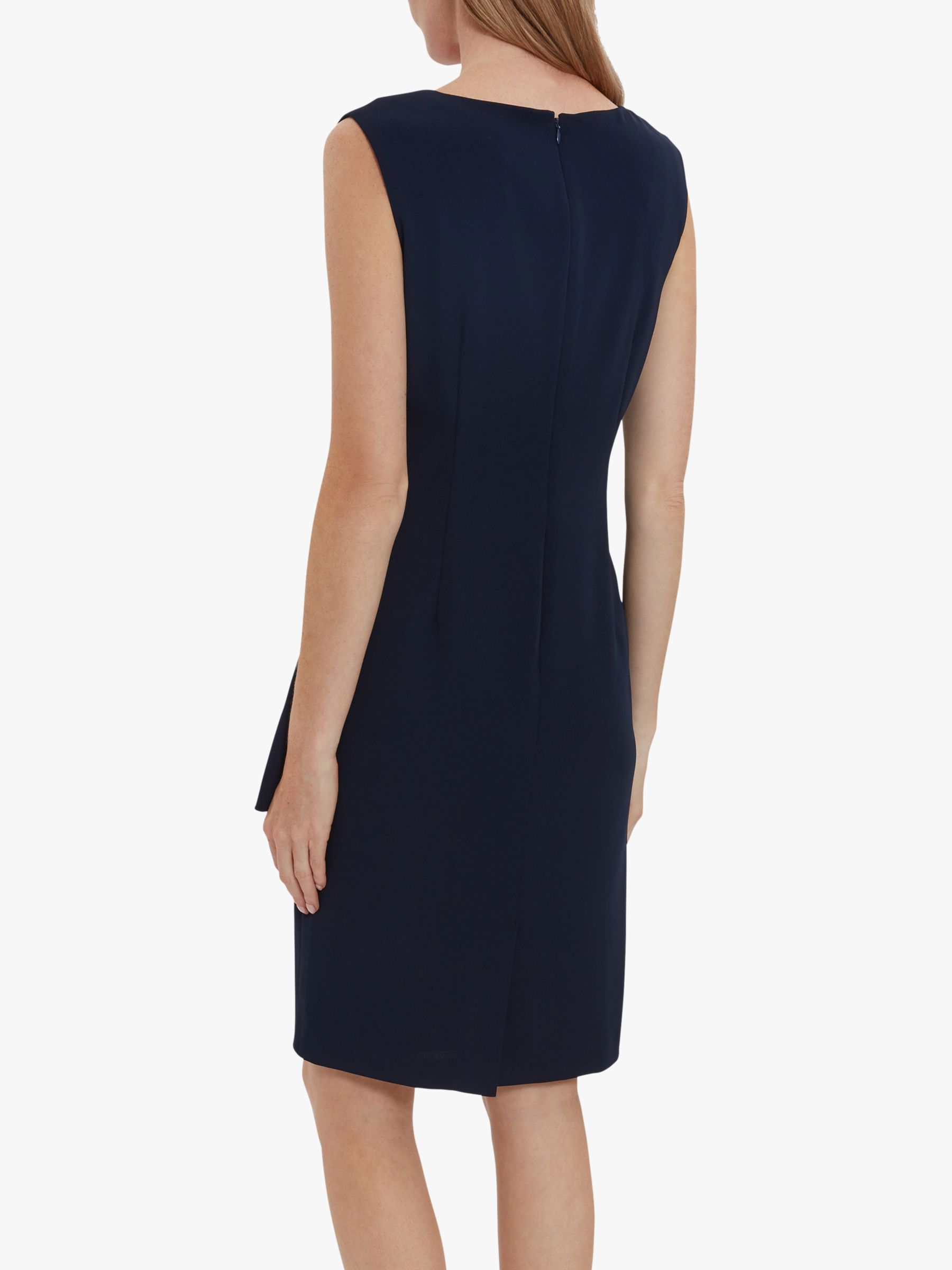 Gina Bacconi Drucilla Dress, Spring Navy at John Lewis & Partners