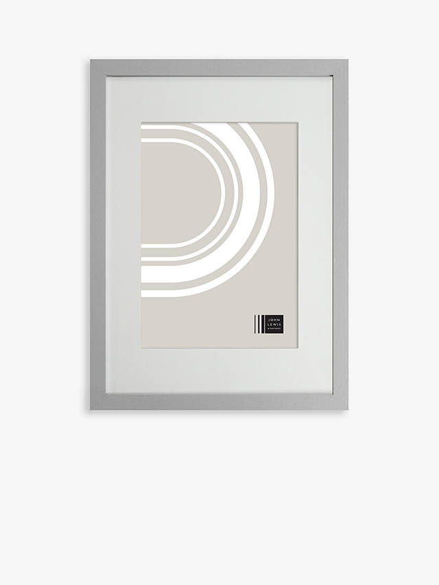 John Lewis & Partners Poster Frame & Mount, Grey, A2 (42 x 60cm)