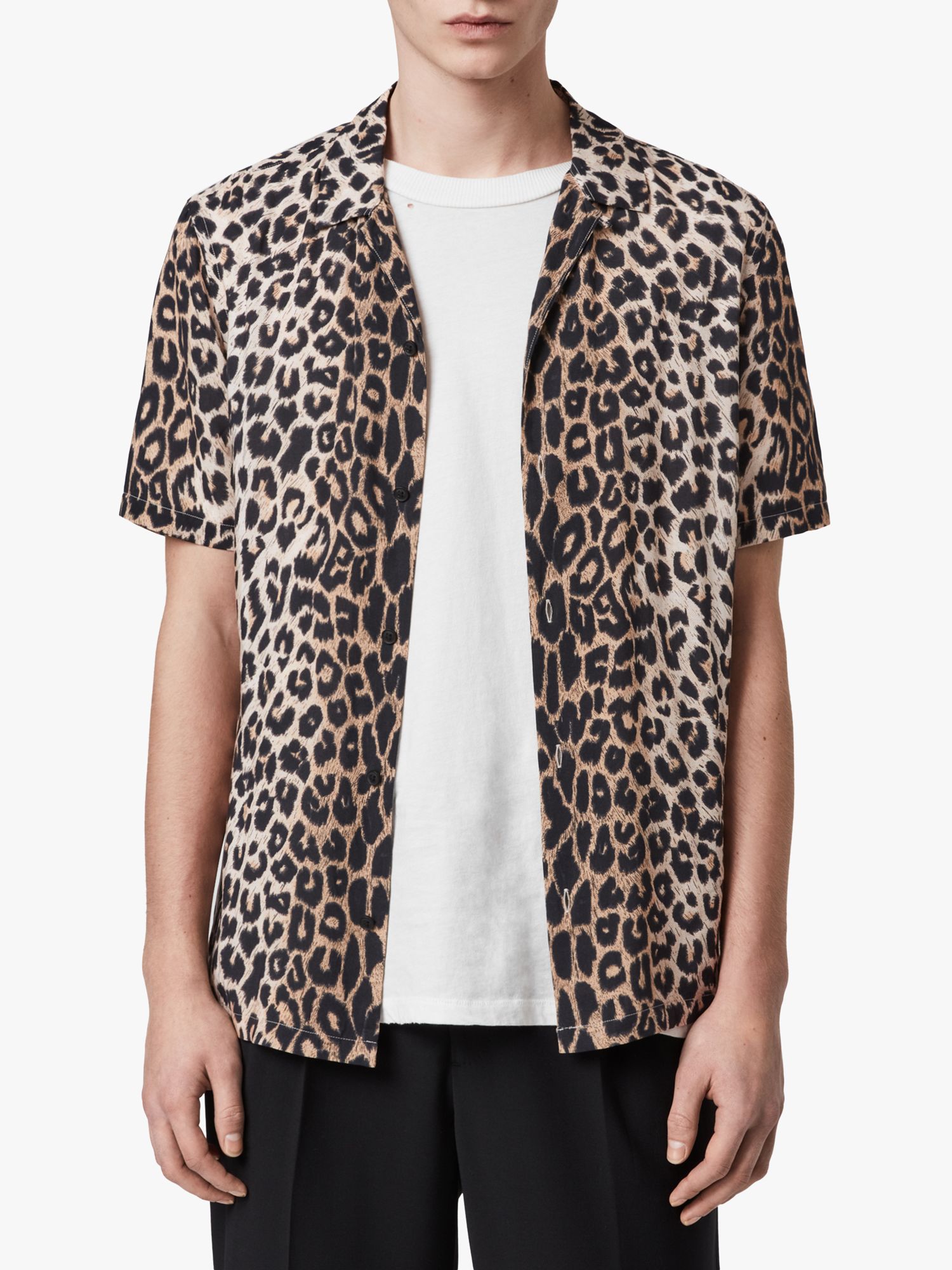 leopard under shirt