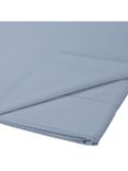 John Lewis Soft & Silky Egyptian Cotton 800 Thread Count Flat Sheet, Ice Blue