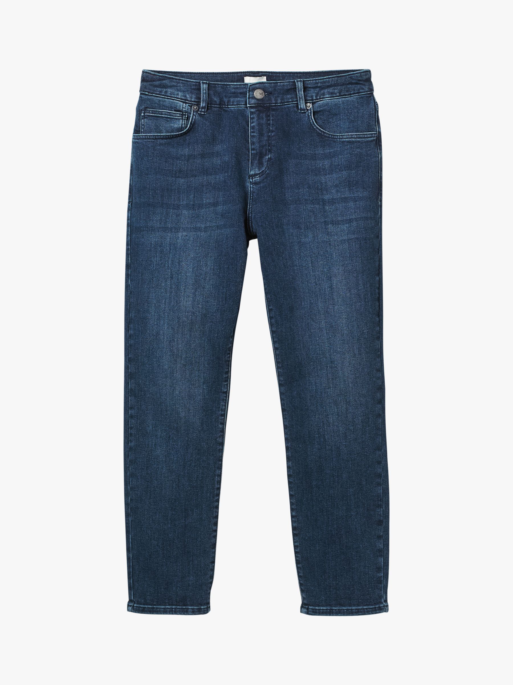 White Stuff Straight Cropped Jeans, Mid Denim at John Lewis & Partners