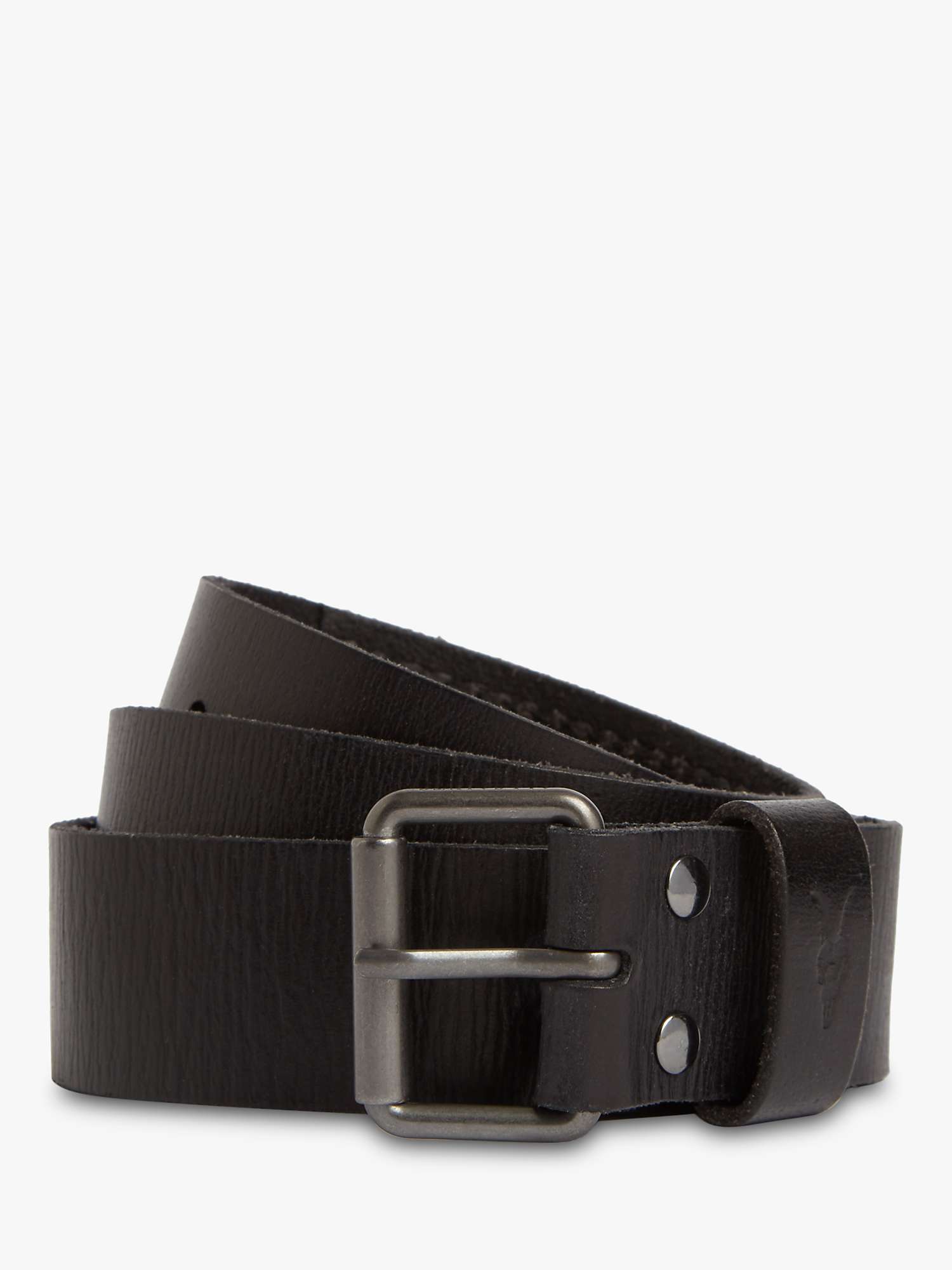 Buy AllSaints Laxford Leather Belt Online at johnlewis.com