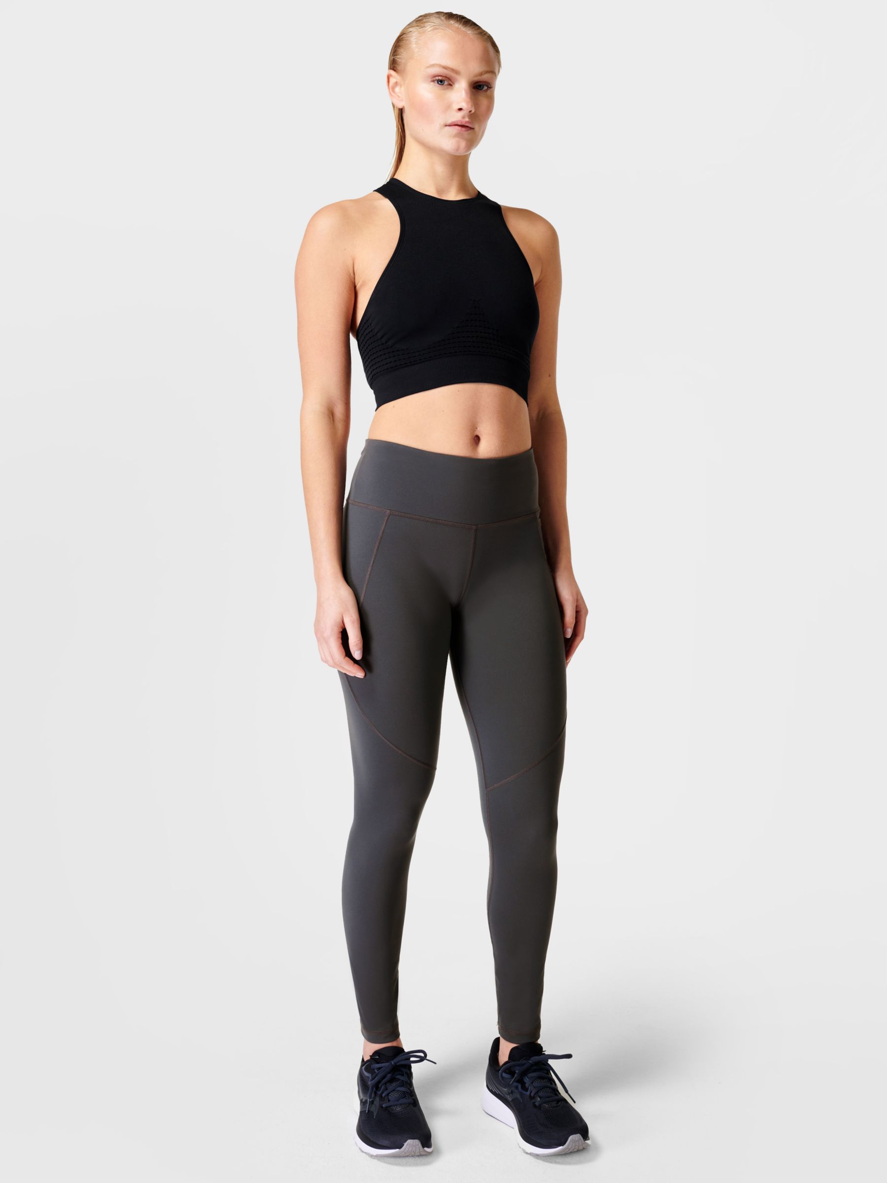 Sweaty Betty Power Cropped Gym Leggings, Grey Dapple Print at John Lewis &  Partners