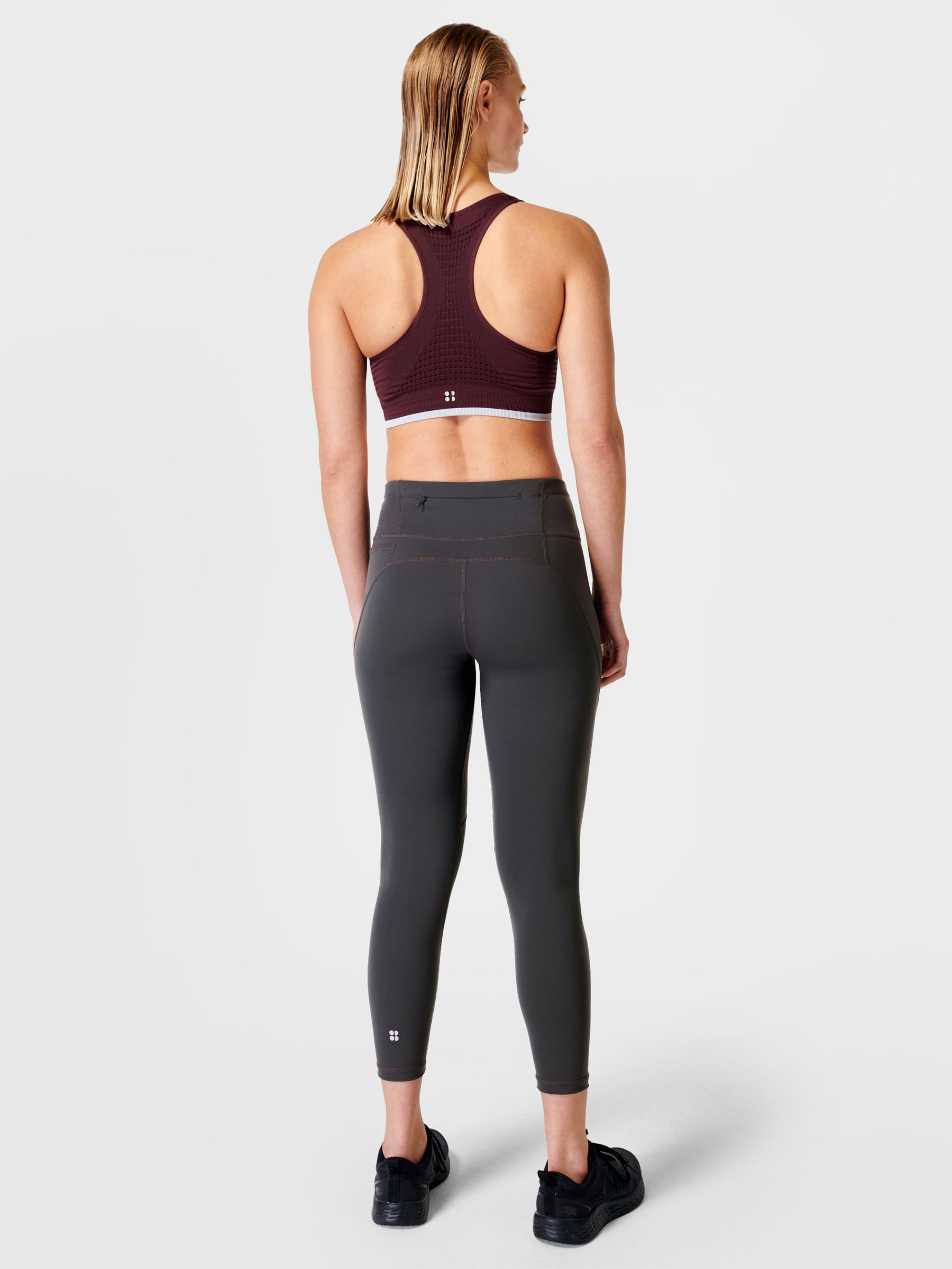 Sweaty Betty Power 7/8 Gym Leggings, Pink Scattered at John Lewis