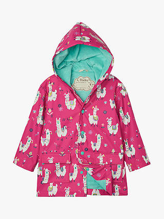 Hatley Girls' Alpaca Raincoat, Pink