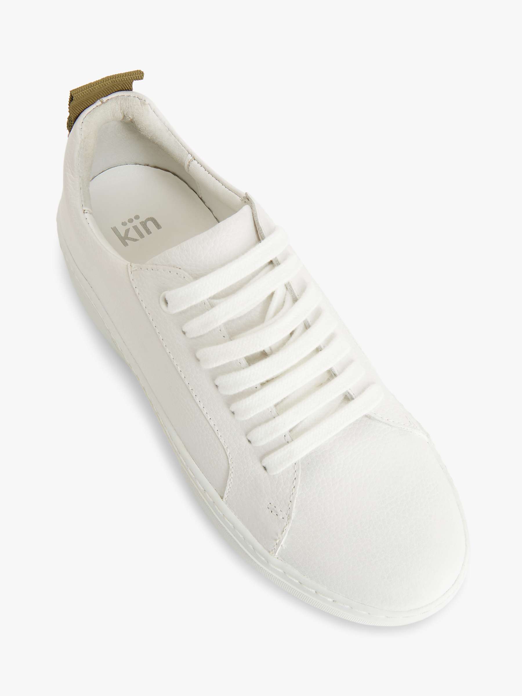 Buy Kin Eren Chunky Sole Flatform Trainers, White Online at johnlewis.com