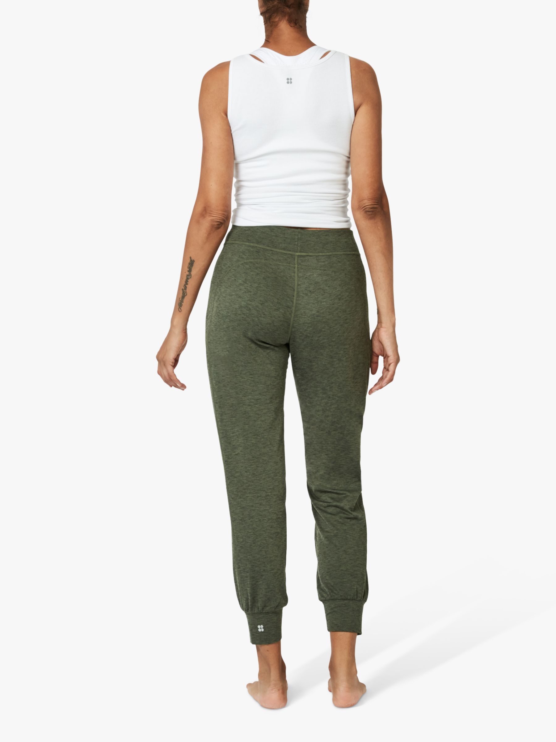 Sweaty Betty Gary Yoga Pants, Olive Marl, L Short