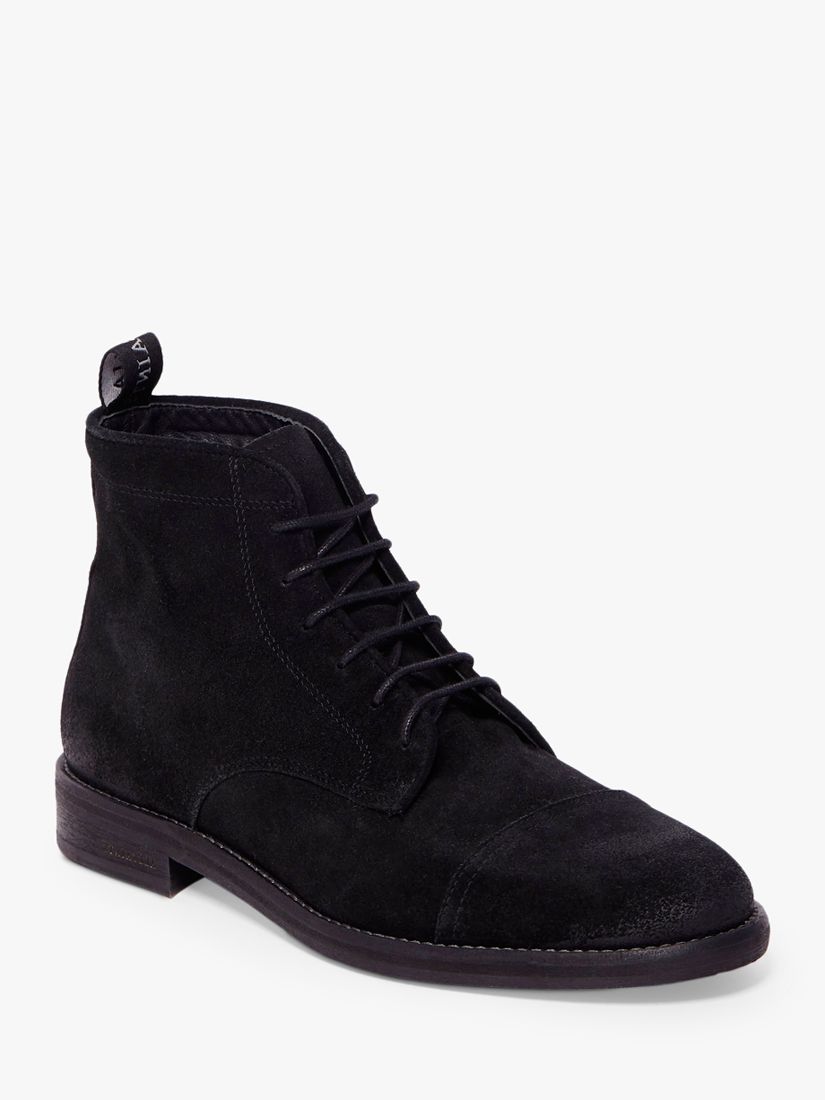 AllSaints Harland Suede Desert Boots Black 10 male Upper: suede, Sole: rubber