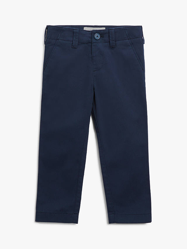 John Lewis Heirloom Collection Kids' Chino Trousers, Navy