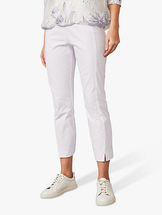 Phase Eight Louise Cropped Trousers, White