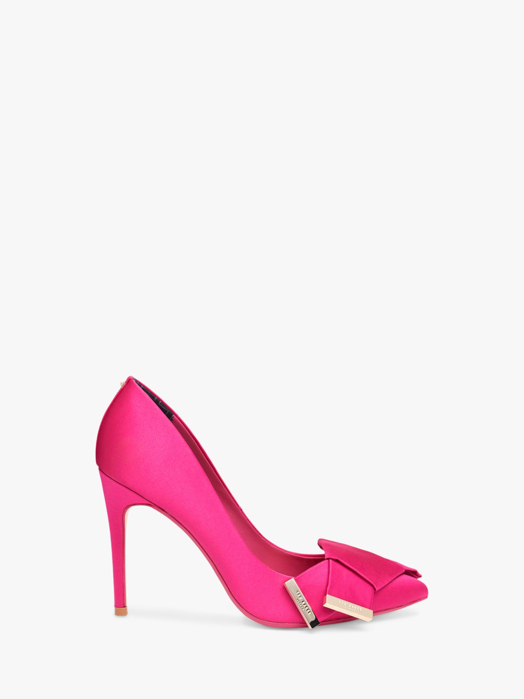 Ted Baker IInesi Stiletto Heel Court Shoes, Hot Pink