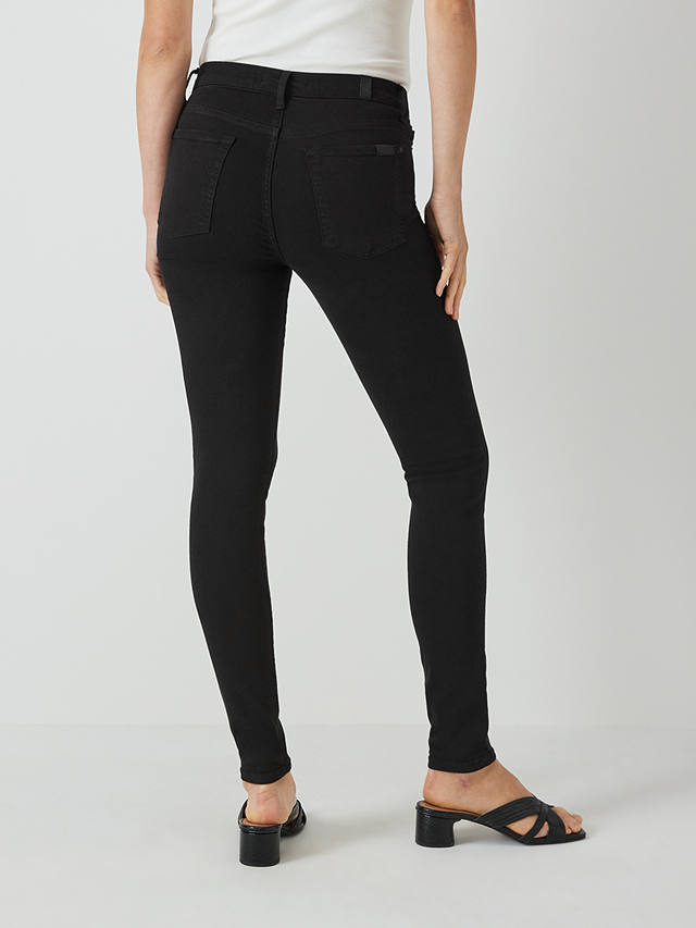 7 For All Mankind Skinny Slim Illusion Luxe Jeans, Rinse Black at John ...