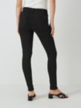 7 For All Mankind Skinny Slim Illusion Luxe Jeans, Rinse Black
