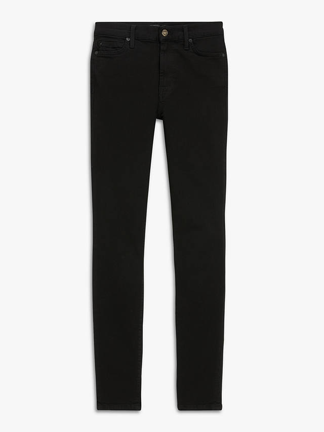 7 For All Mankind Skinny Slim Illusion Luxe Jeans, Rinse Black at John ...