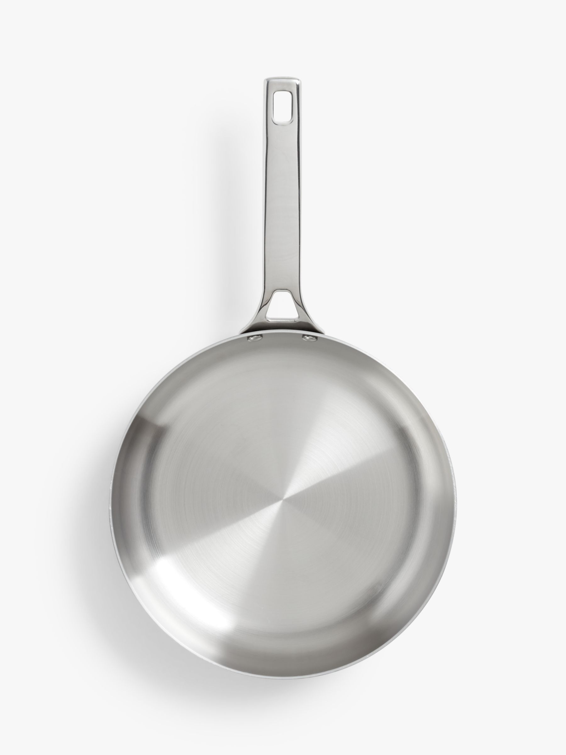 John Lewis 5-Ply Thermacore Stainless Steel Frying Pan, 28cm