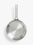 John Lewis & Partners 5-Ply Thermacore Stainless Steel Frying Pan