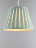 John Lewis Oratorio Silk Tapered Lampshade, Duck Egg