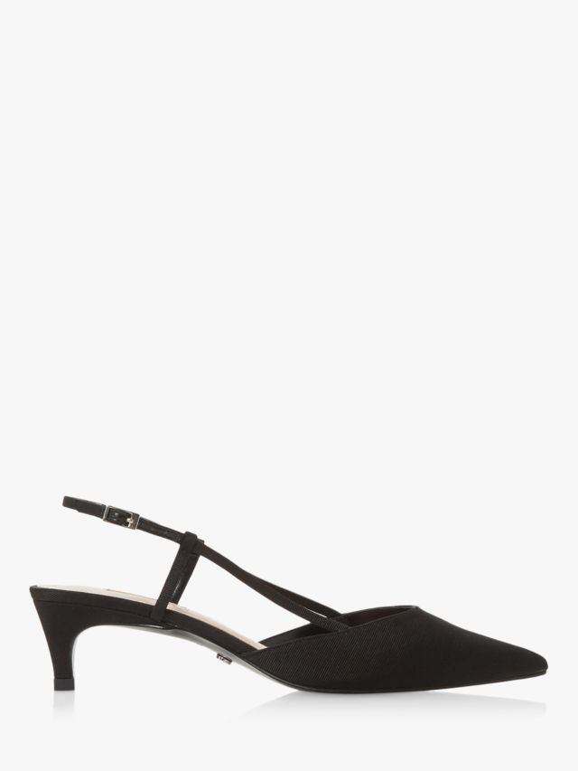 Dune black sale kitten heels