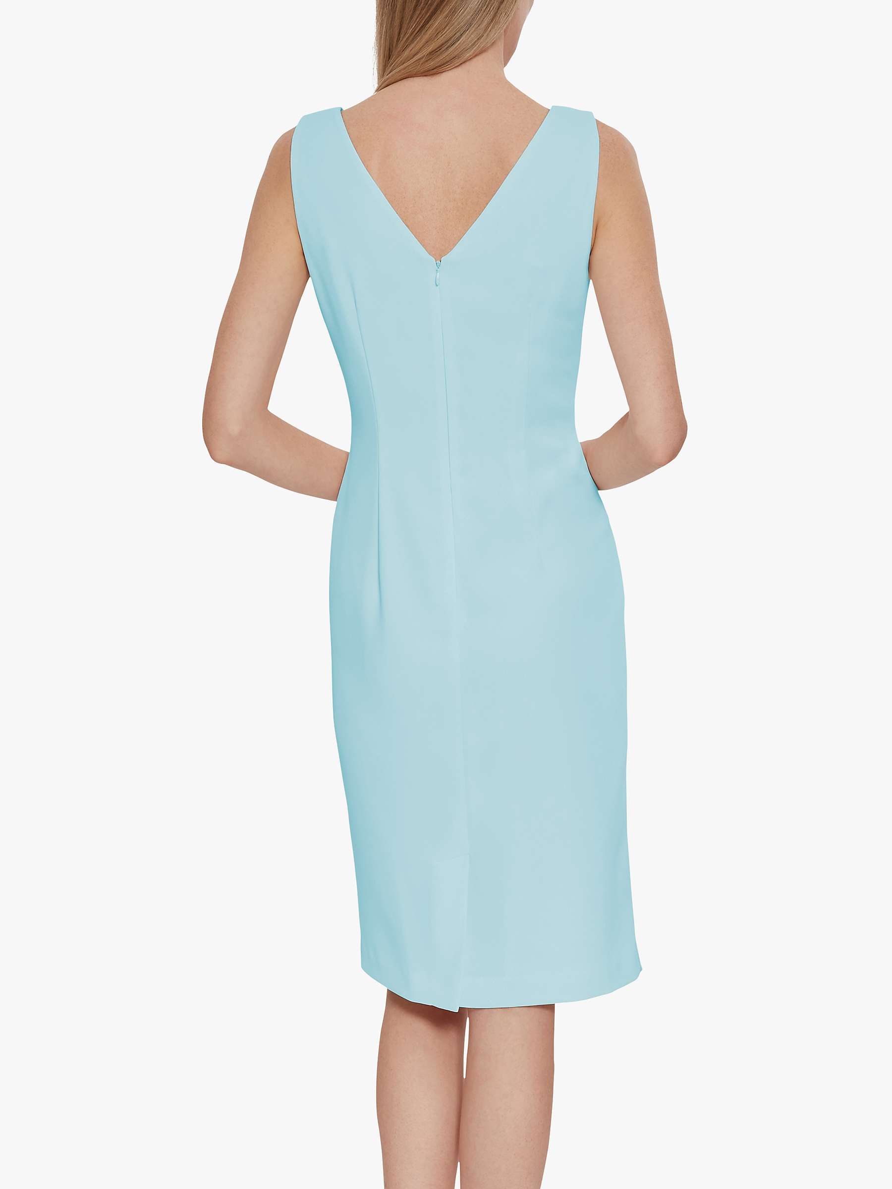Buy Gina Bacconi Merna Sleeveless Moss Crepe Shift Dress Online at johnlewis.com