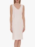 Gina Bacconi Merna Sleeveless Moss Crepe Shift Dress, Posy