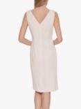 Gina Bacconi Merna Sleeveless Moss Crepe Shift Dress, Posy