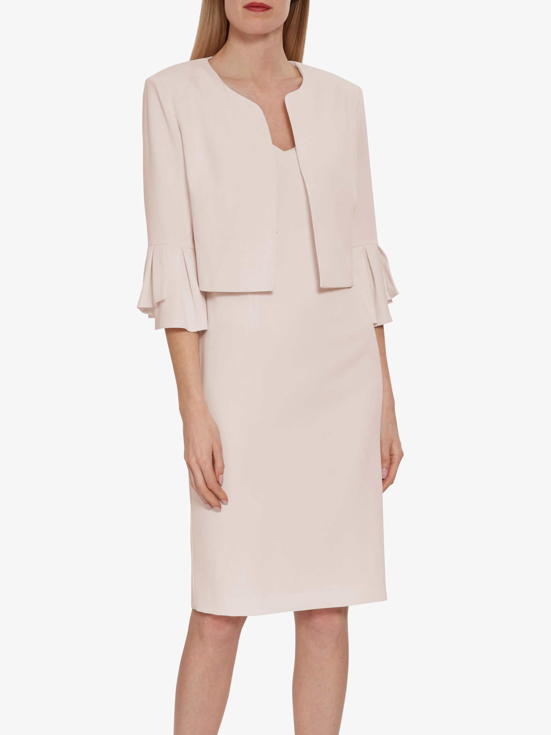 Buy Gina Bacconi Merna Sleeveless Moss Crepe Shift Dress Online at johnlewis.com