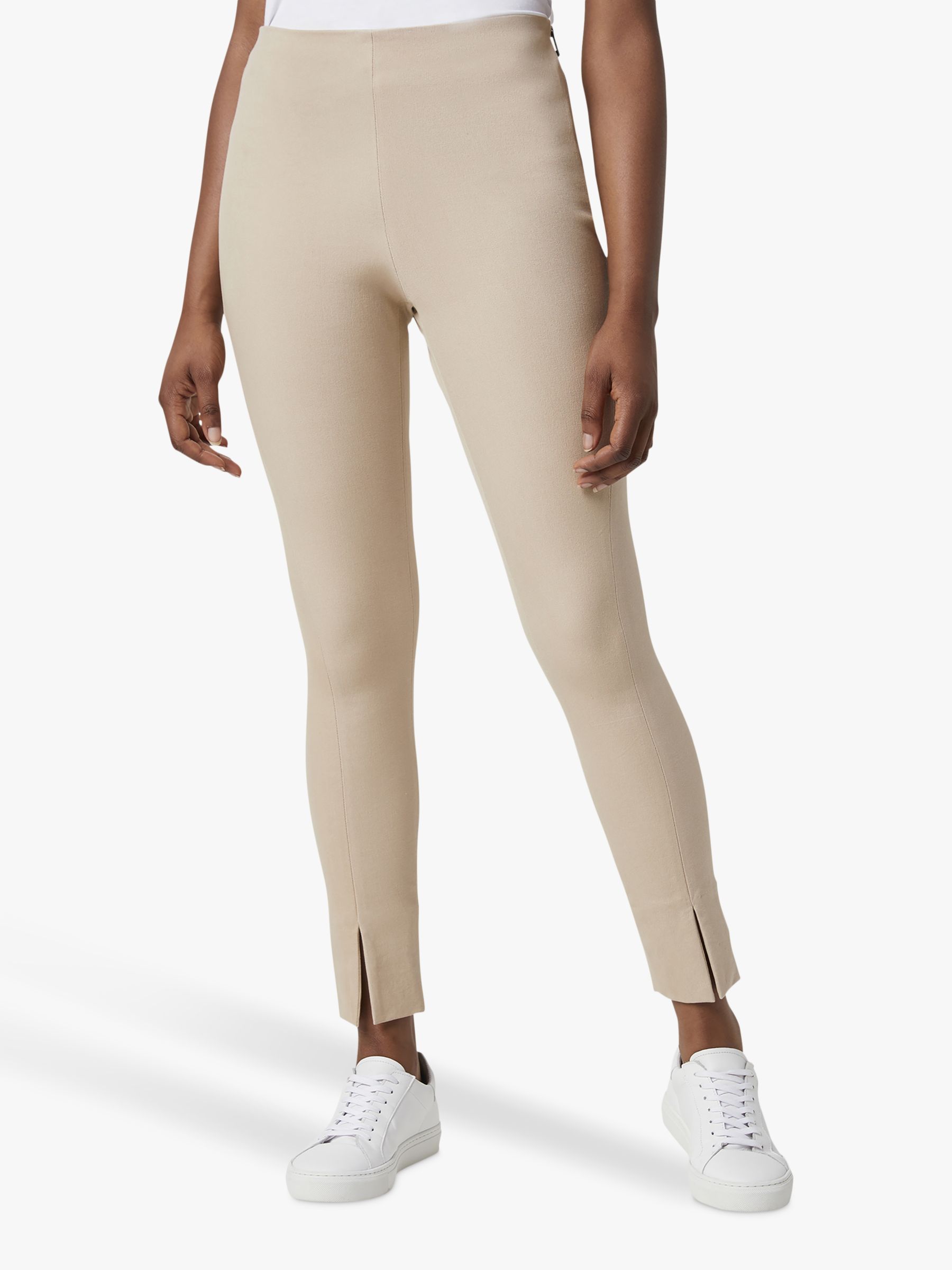 French Connection Sanya Front Split Trousers, Sabbia