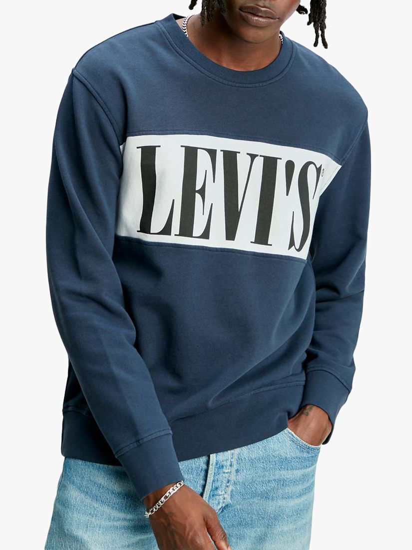 Levi's Colour Block Crew Neck Sweatshirt