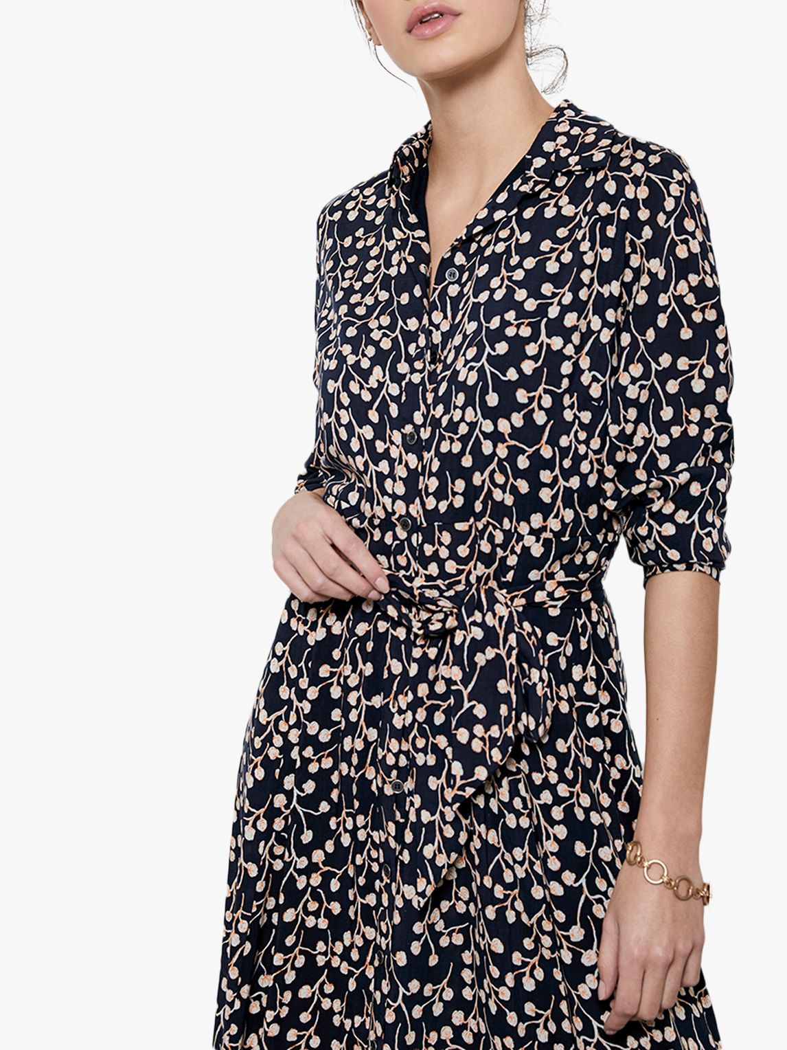 katy floral midi dress