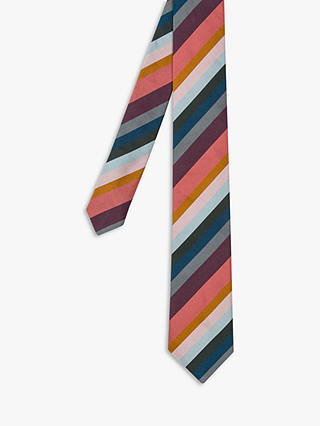 Paul Smith Artist Stripe Silk Tie, Multi
