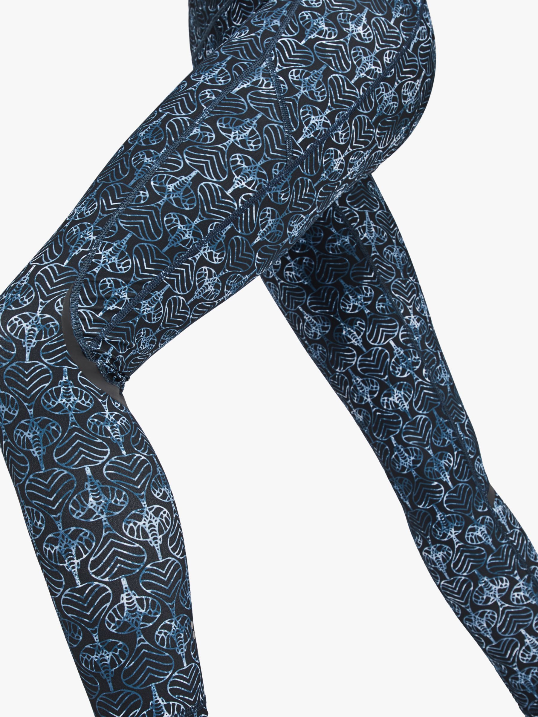 SWEATY BETTY TO The Beat Crop Dance Leggings. Reversible. Blue/Butterfly.  Small £33.99 - PicClick UK