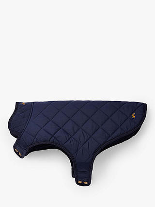 Joules Diamond Quilted Navy Dog Coat