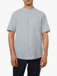 Warehouse Organic Cotton Grandad Collar Shirt